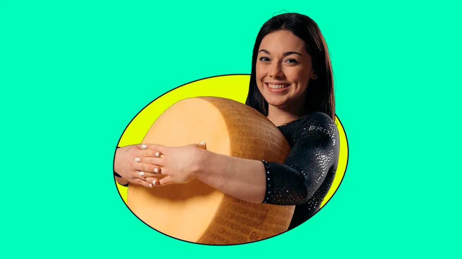 gimnasta queso parmesano