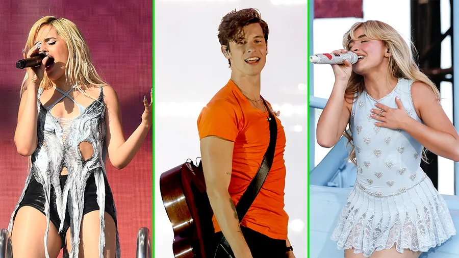 Camila Cabello Sabrina Carpenter, Shawn Mendes