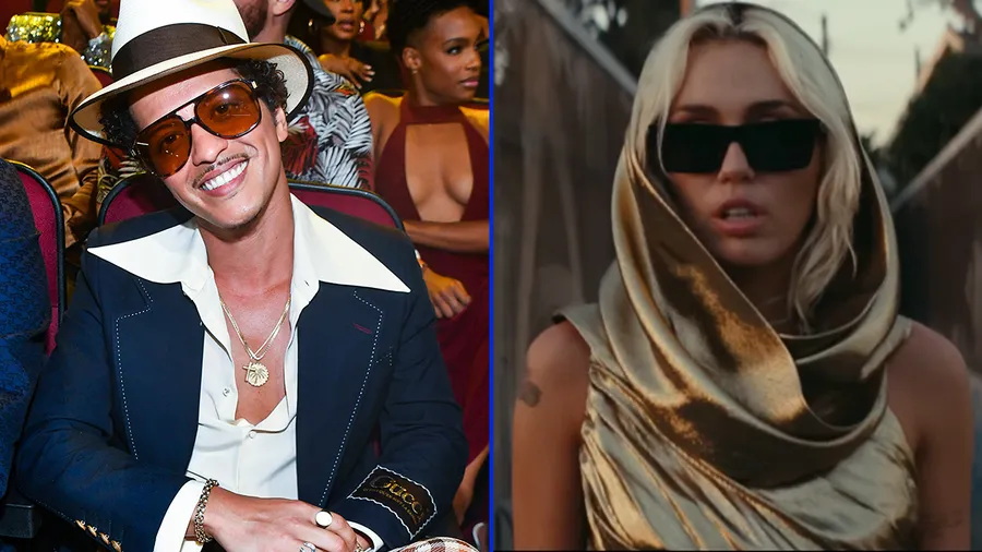 Miley Cyrus Flowers demanda Bruno Mars