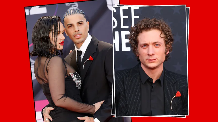 Jeremy Allen White usa el mismo broche de Rauw Alejandro ¿por Rosalía?