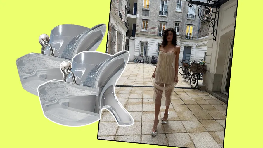 La zapatilla de cristal de JPG x Simone Rocha es un verdadero sueño de princesa