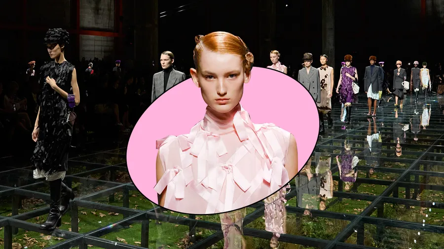 prada coquette otono invierno 2024