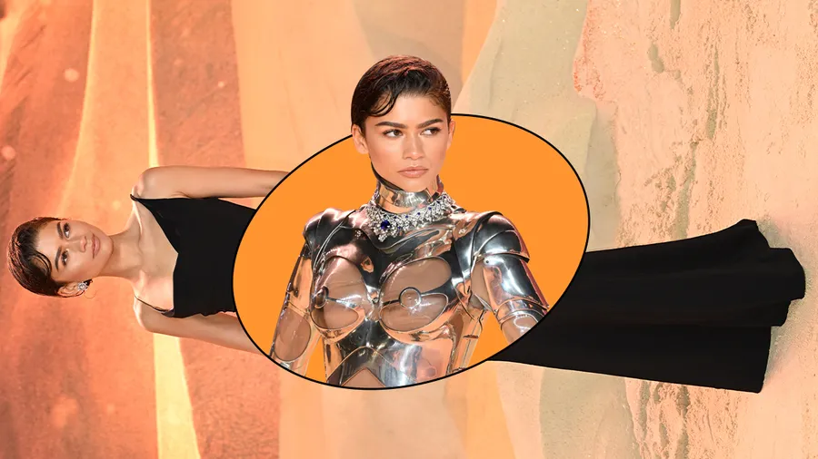 Zendaya usó el look de robot por 30 minutos y después se cambió por un vestido