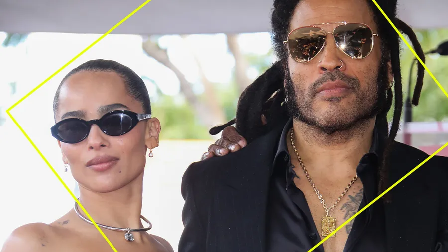 Zoë Kravitz se burla de la relación de su papá con las camisas reveladoras