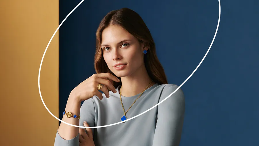 van cleef arpels alhambra agata azul