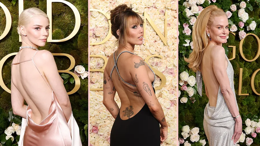 espalda descubierta golden globes