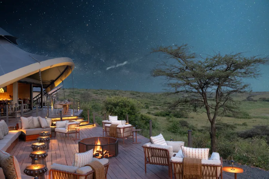 Mahali Mzuri - Fire Pit at night.jpg