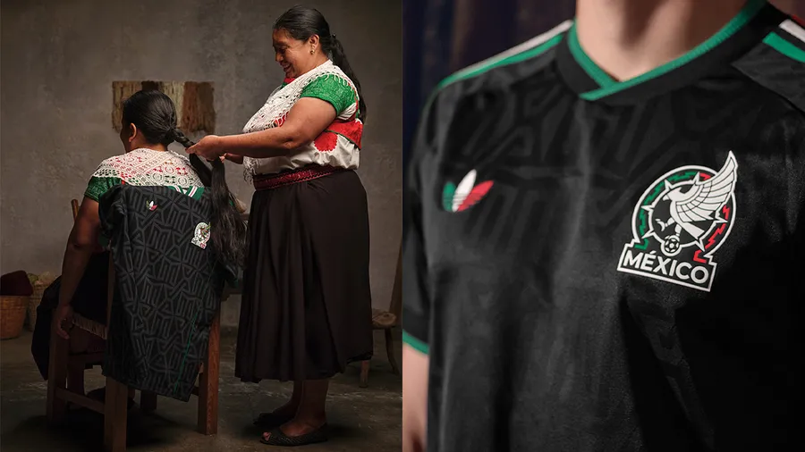 Mujeres artesanas intervienen el jersey de México y llegan al archivo de adidas en Alemania