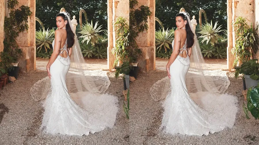 Todos los detalles de look de novia Chanel de Dua Lipa