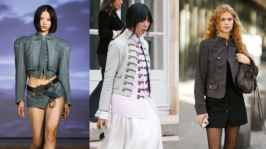 La chaqueta napoleónica es la tendencia que reemplaza al blazer en 2026.