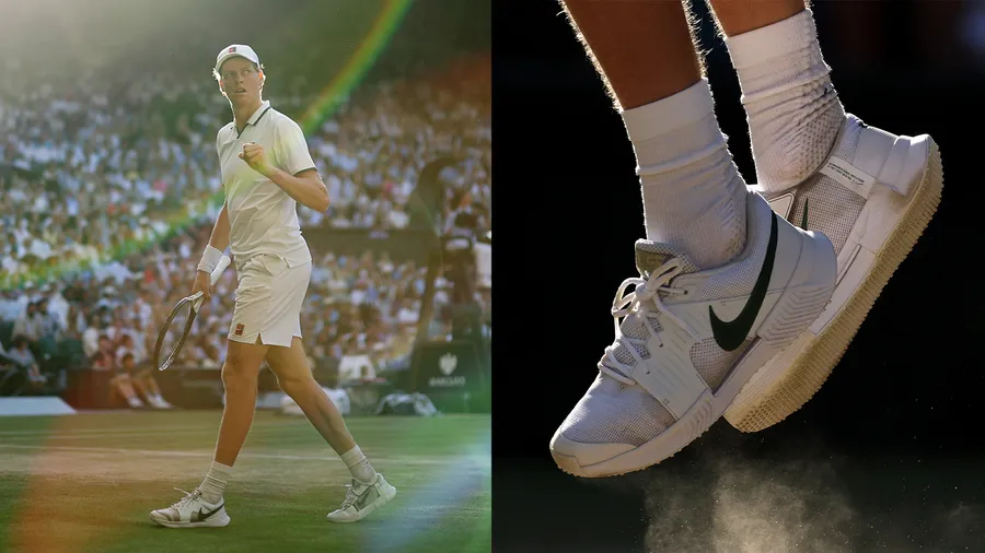 Jannik Sinner ganó Wimbledon usando unos Nike GP Challenge 1.5 exclusivos.