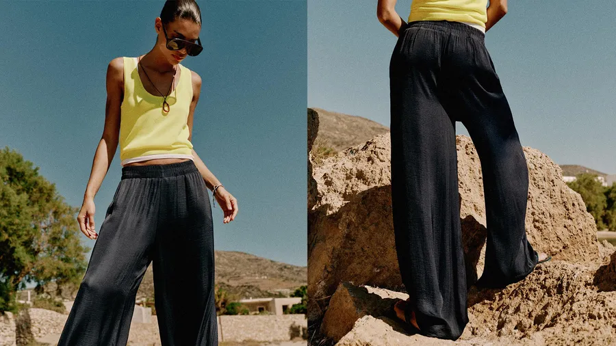 Los pantalones virales de Zara que están haciendo tropezar (literalmente) a Internet