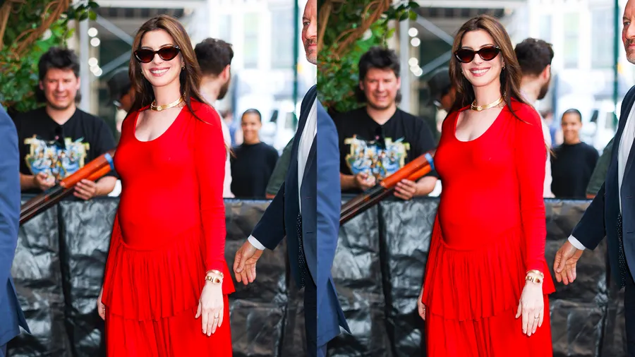 Anne Hathaway reacciona al descubrir que se usó su vestido al revés
