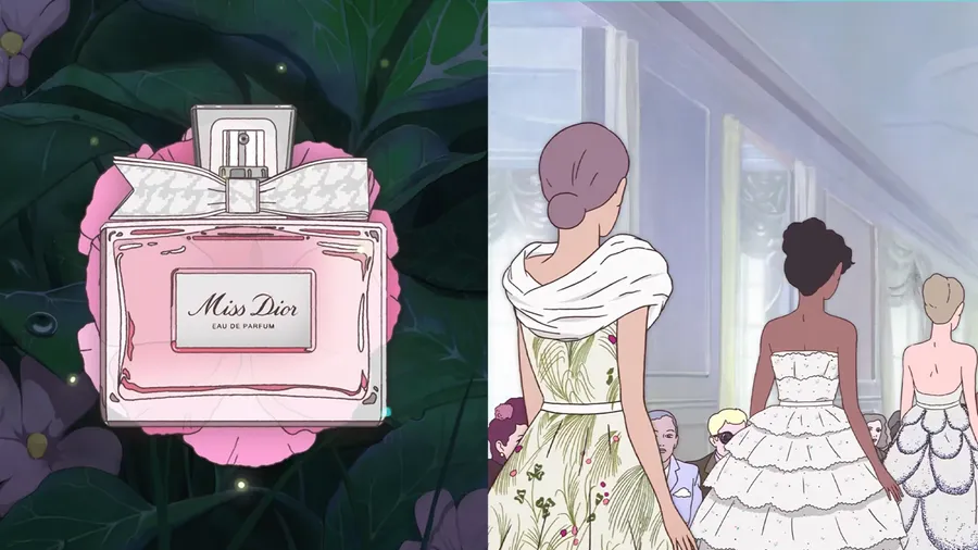 Dior lleva la historia de Miss Dior al cine de animación.