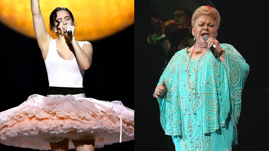 Rosalía interpreta La Perla durante su gira LUX.