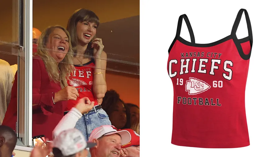 Taylor Swift agota una tank top de $40 de los Kansas City Chiefs