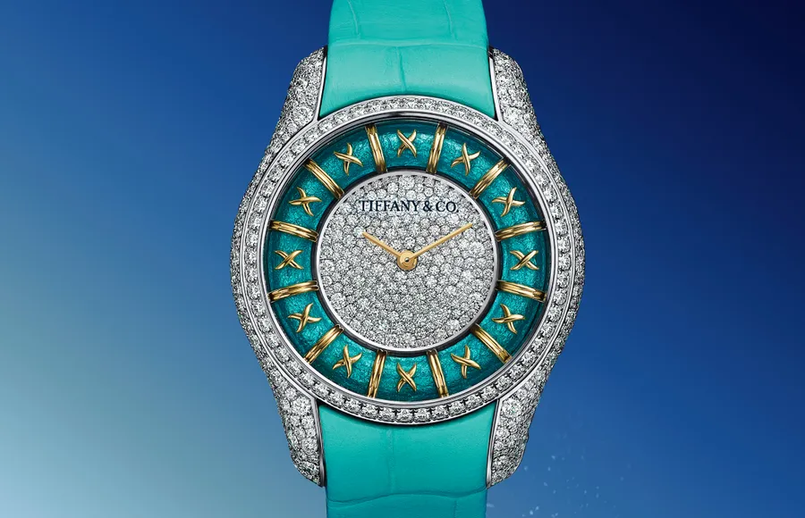 tiffany enamel reloj schlumberger