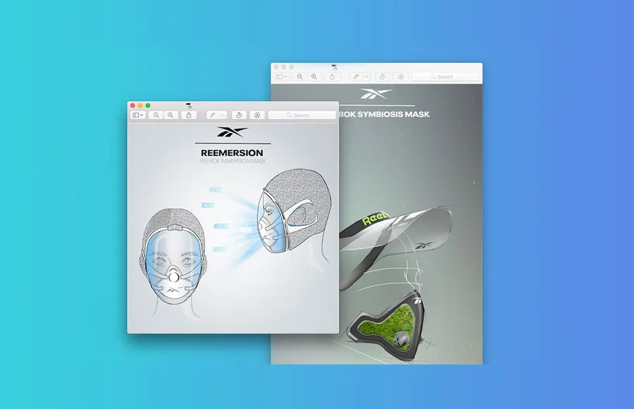 reebok mask facemask
