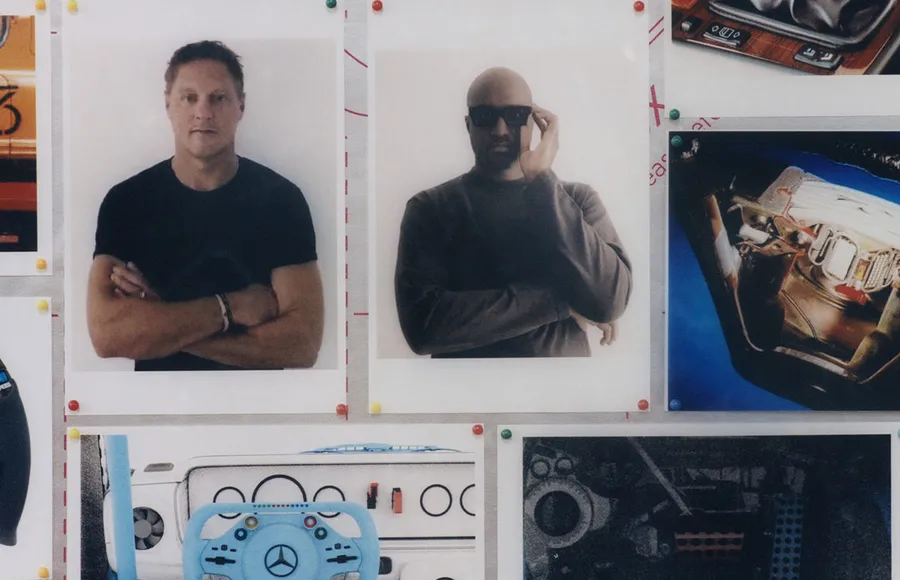 Foto: Mercedes-Benz, Gorden Wagener y Virgil Abloh por Bafic