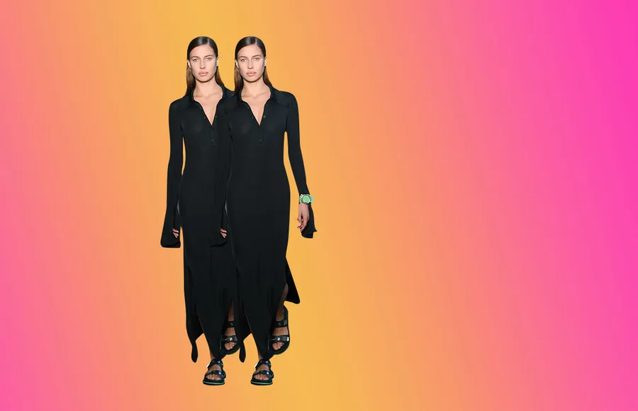 Nicole Poturalski, novia de Brad Pitt, en el desfile de Boss y portada de ELLE