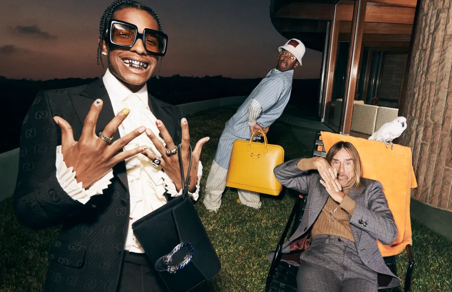 Tyler, the Creator, A$AP Rocky e Iggy Pop presentan la nueva Gucci Tailoring