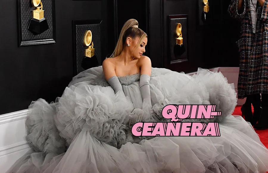 ariana-grande-3-looks-grammy-qinceañera-giambattista-Valli