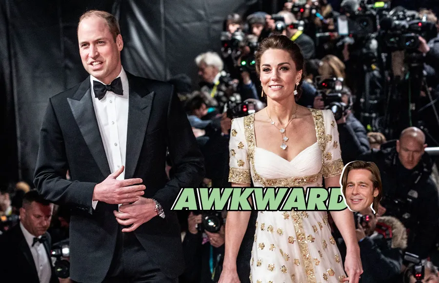 kate-middleton-prince-william-baftas-brad-pitt