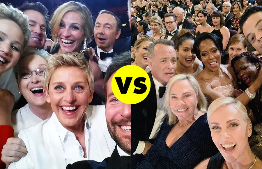 selfie-oscars-record-más-vista-ellen-bradley-cooper-meryl-charlize-theron