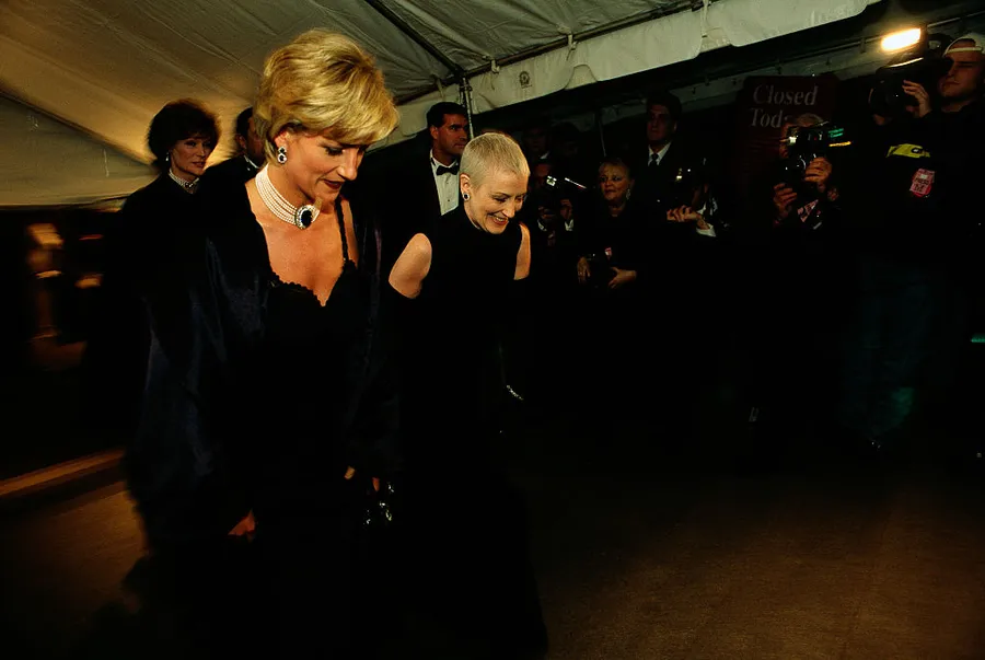 Princess Diana Arriving at Costume Gala