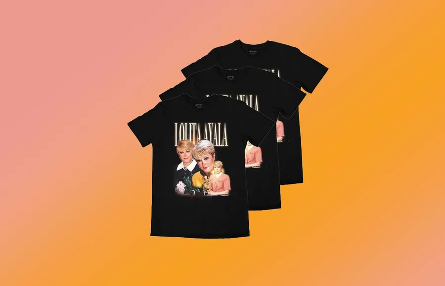 Colección de playeras de Lolita Ayala.