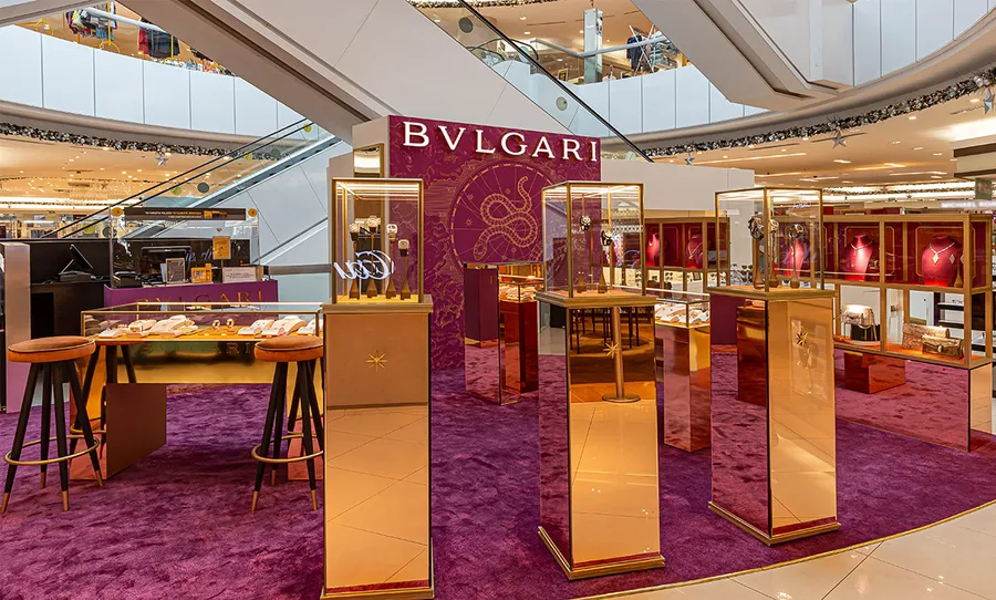 Foto: Bulgari, pop-up El Palacio de Hierro Guadalajara