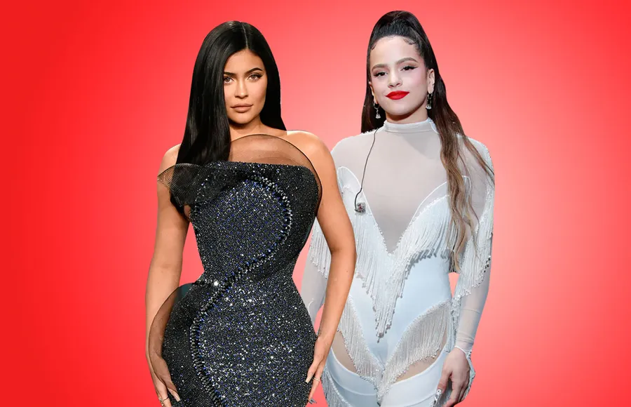 Kylie Jenner y Kourtney Kardashian celebran Navidad en casa de Rosalía