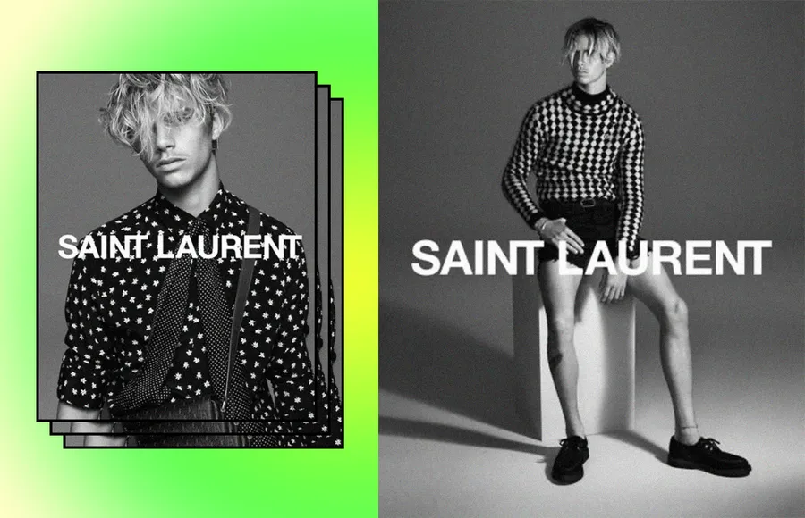 Romeo Beckham Saint Laurent