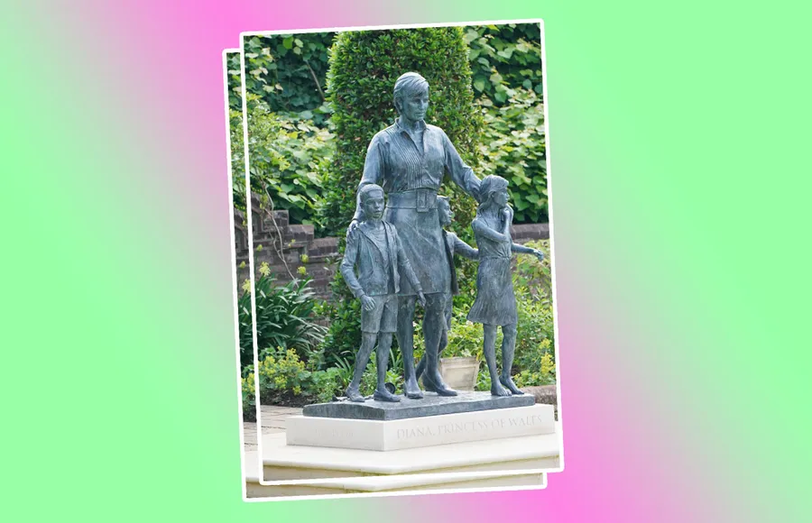 Lady Di look estatua