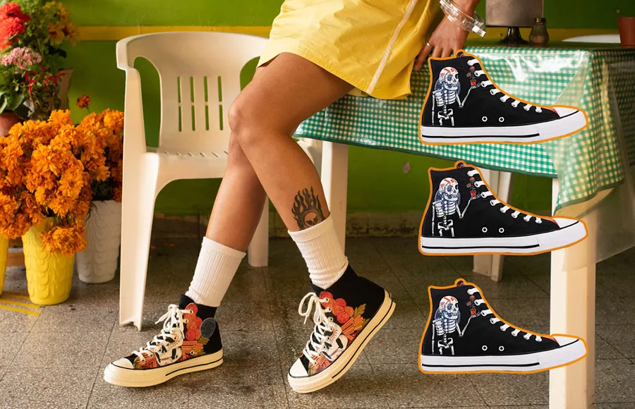 converse día de muertos