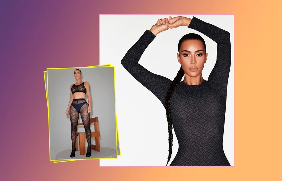 Kim kardashian Fendi skims
