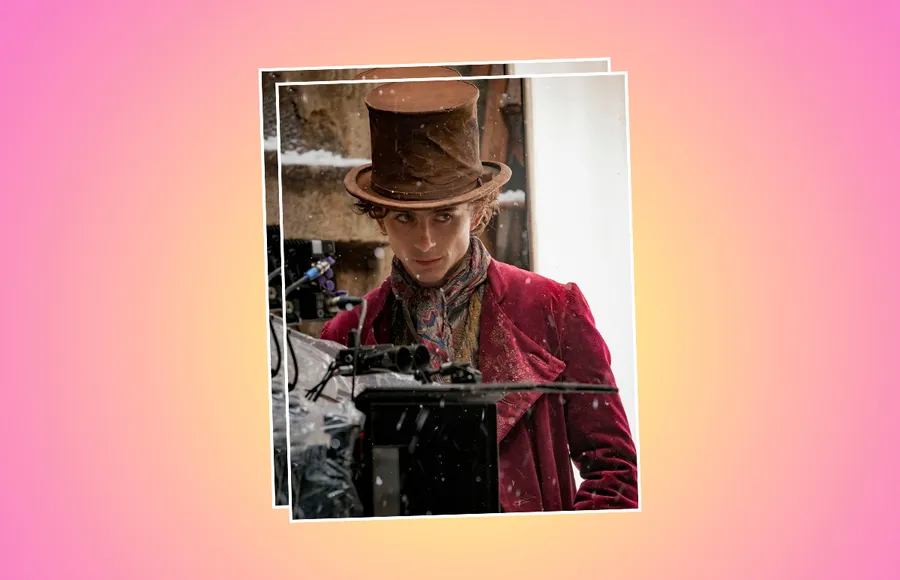 Timothée Chalamet es el nuevo Willy Wonka y lo hace oficial con estas fotos