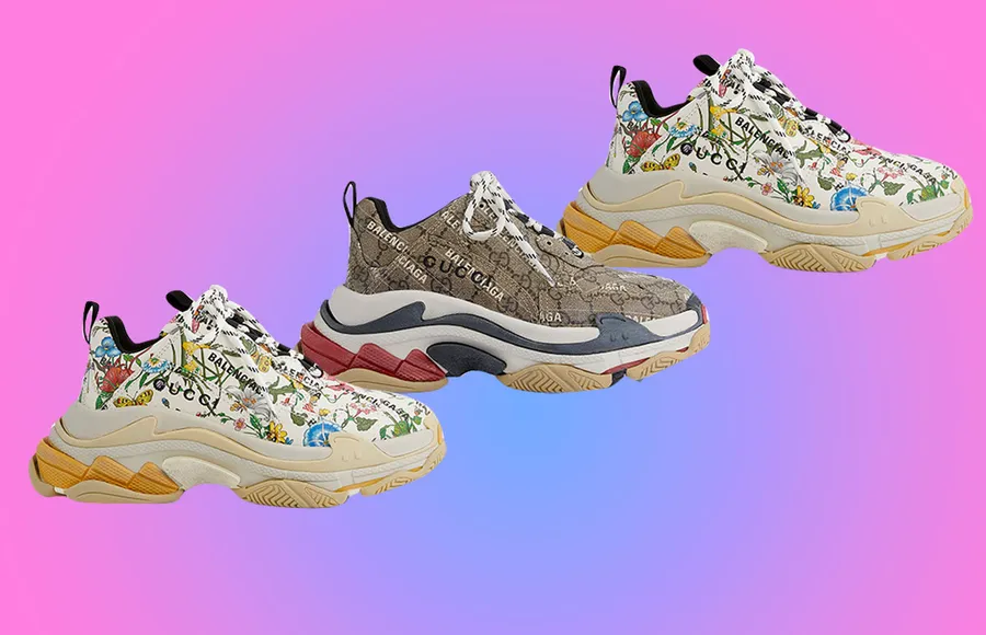 sneakers gucci balenciaga