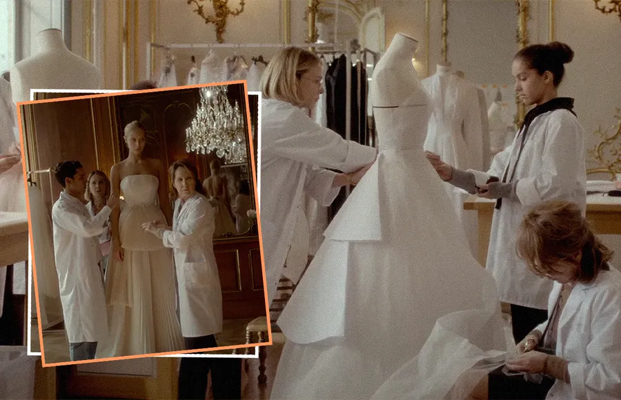 pelicula alta costura dior