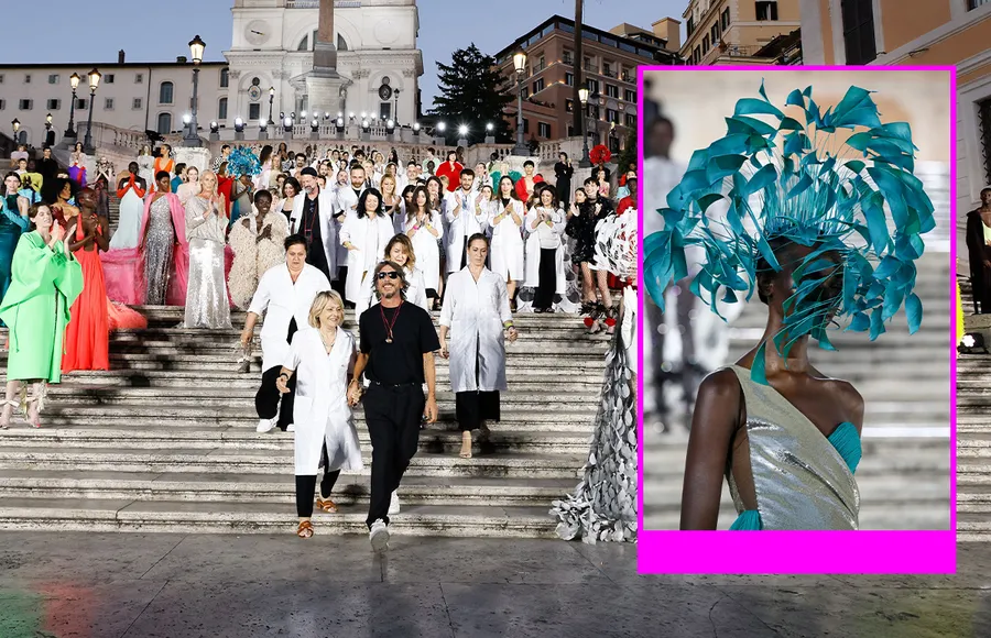 dior demanda valentino desfile couture roma