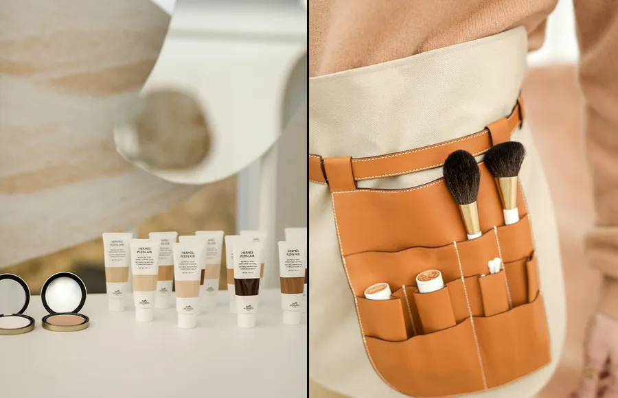 hermes maquillaje base plein air