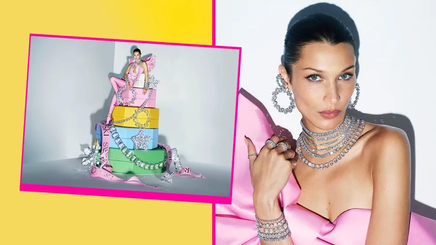 bella hadid swarovski