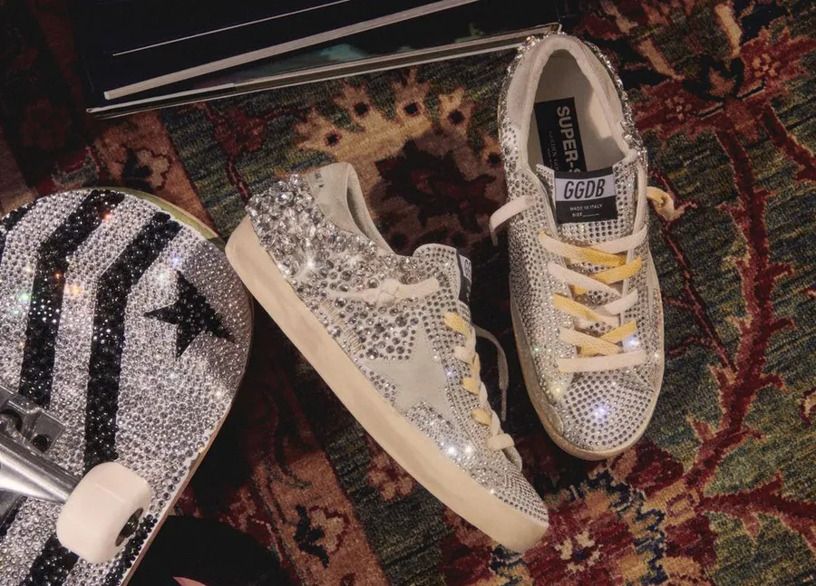 golden goose swarovski
