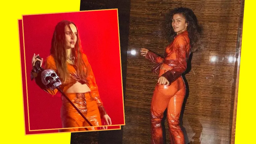 Belinda usa el mismo look de Ferragamo que Zendaya llevó el año pasado.