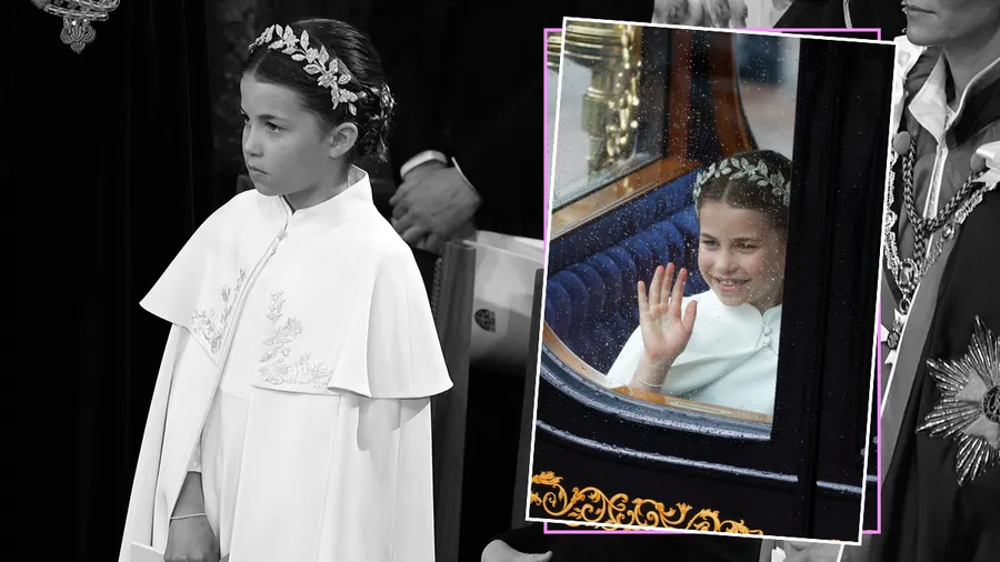 La princesa Charlotte acapara miradas con su look en la coronación.
