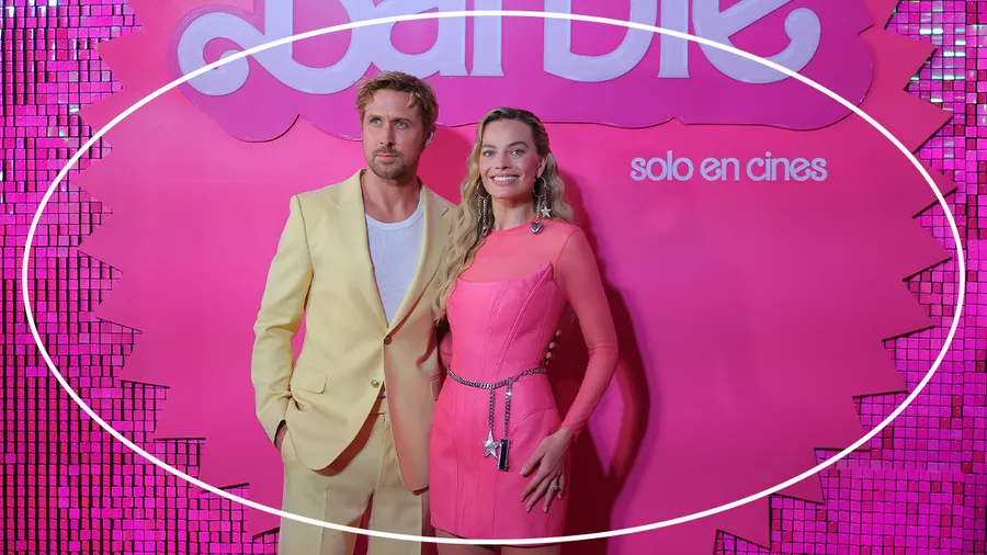 Ryan Reynolds y Margot Robbie usan looks inspirados en Ken y Barbie para la premiere de la película en México.