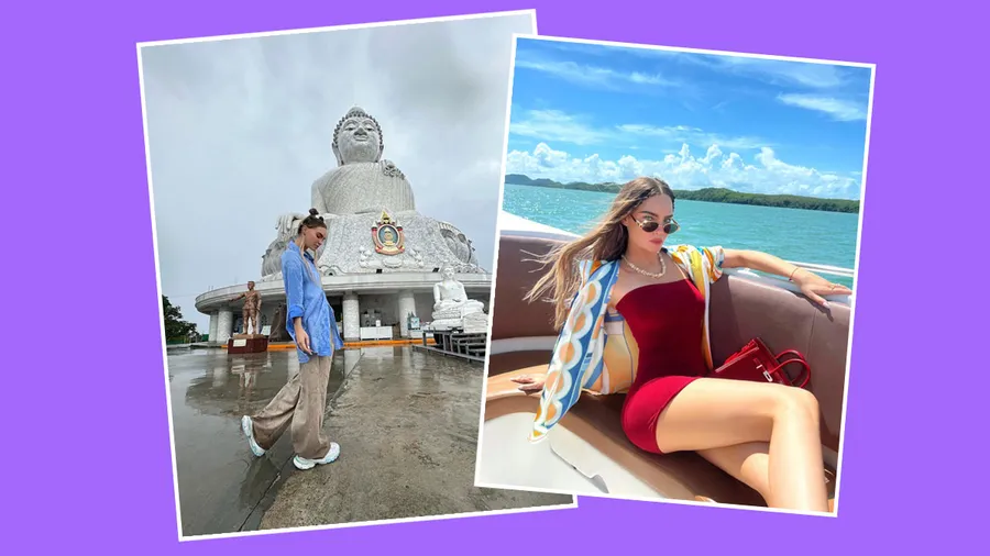 Belinda acapara miradas con looks espectaculares en Tailandia.