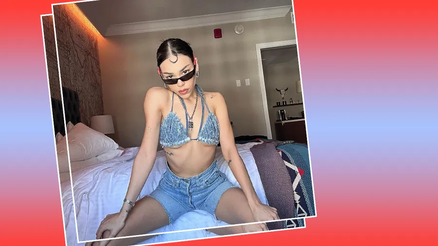 Danna Paola presume su fleco por accidente en Instagram.