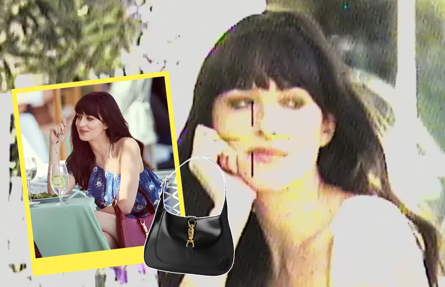 Dakota Johnson es la imagen del icónico bolso Jackie 1961 de Gucci.