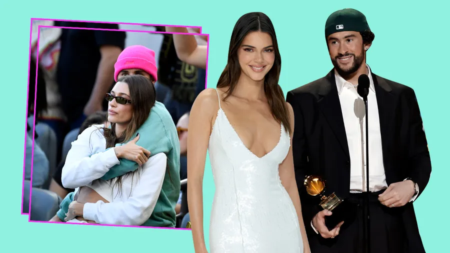 Kendall Jenner y Bad Bunny tienen una cita doble con Hailey y Justin Bieber en un restaurante en Los Ángeles.